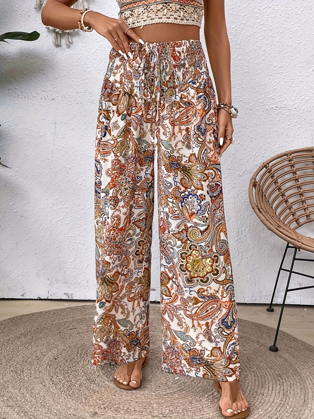 Vera -  Boho High-Waist Pants