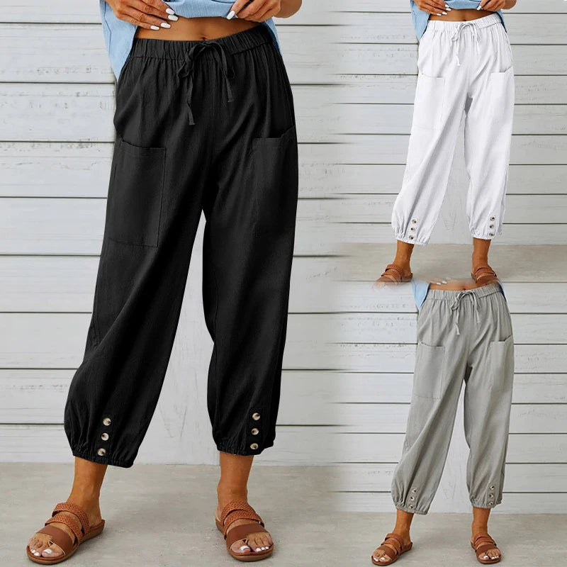 Emily - Breathable Wide-Leg Pants